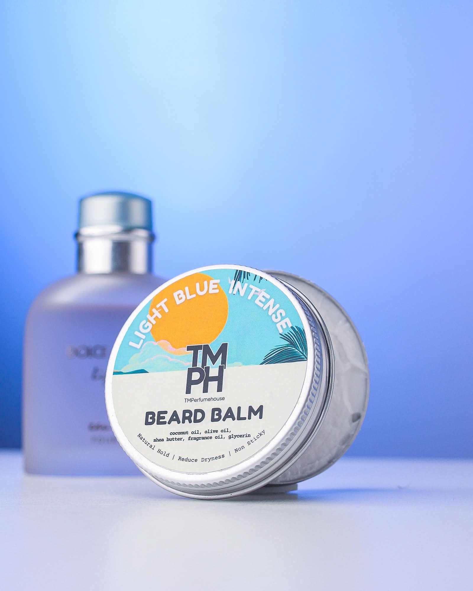 LIGHT BLUE INTENSE | Premium Beard Balm – 10+ Hour Freshness & Styling - Inspired by Light Blue Eau Intense by Dlce & Gbb*na