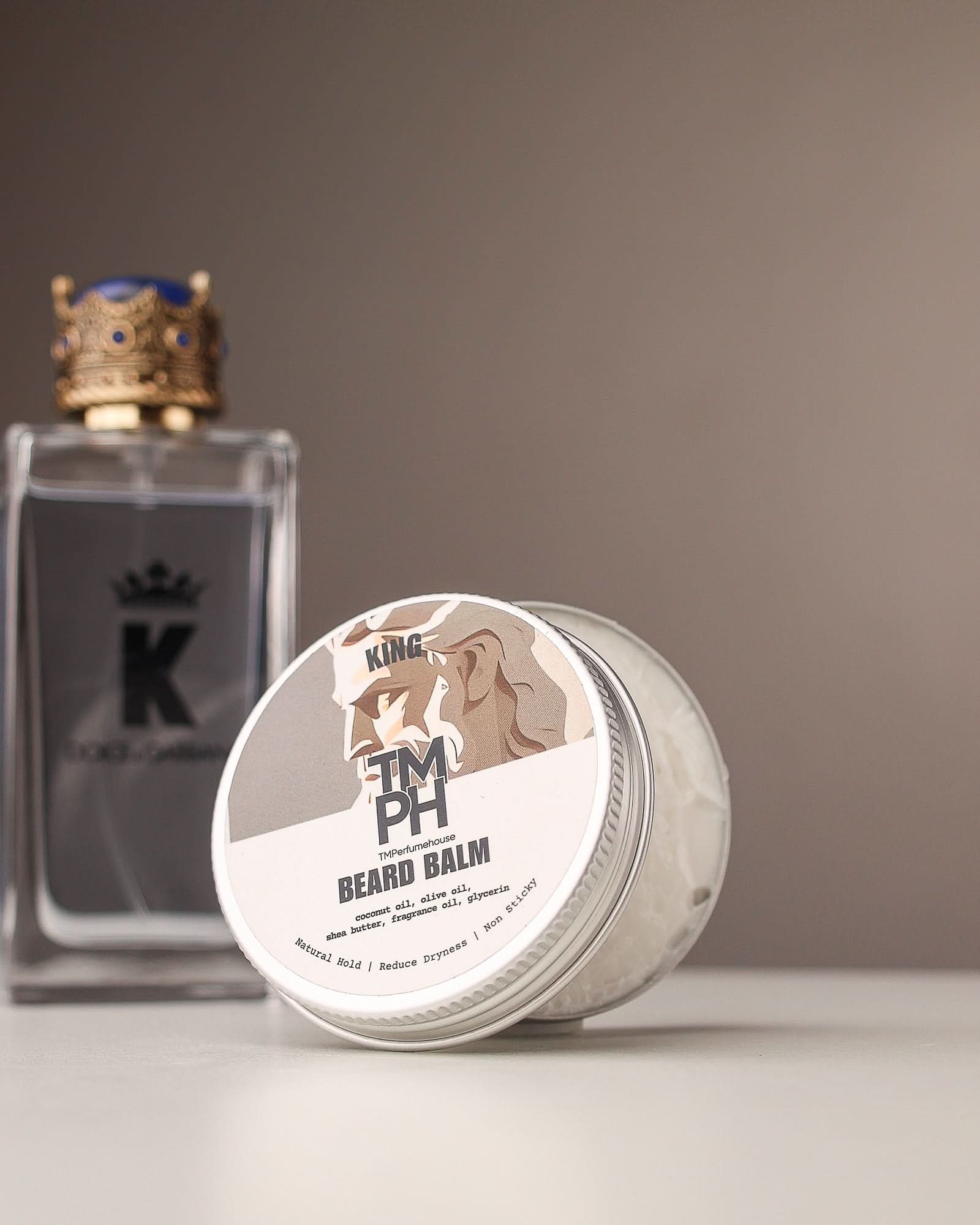 KING | Premium Beard Balm – 10+ Hour Freshness & Styling  - Inspired by K by D&G