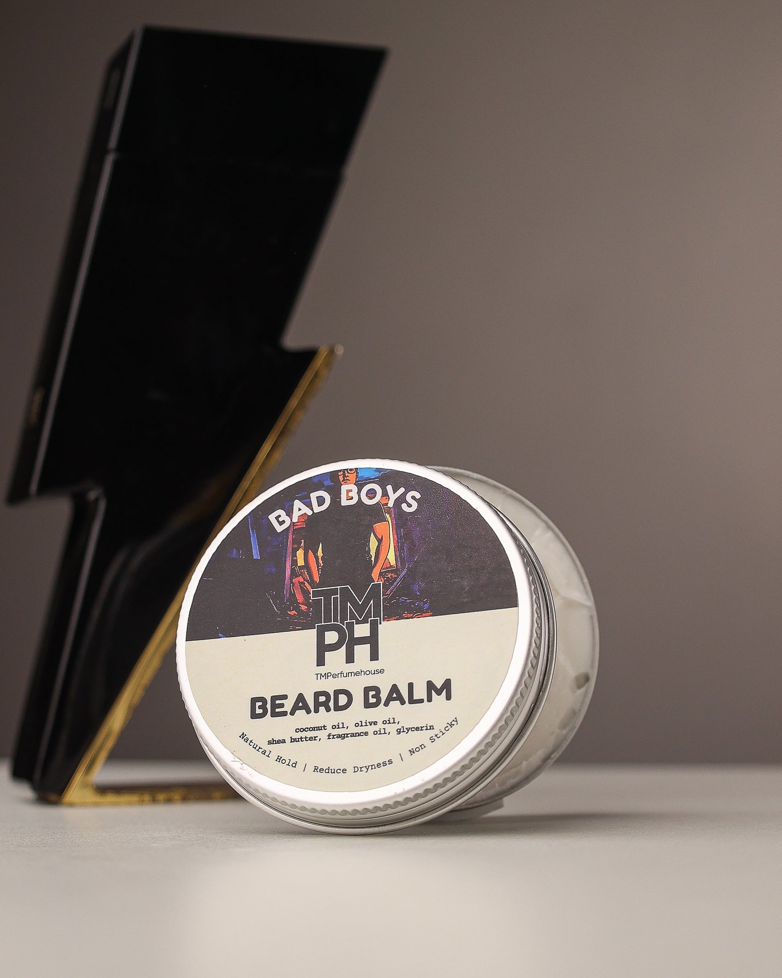 BAD BOY | Premium Beard Balm – 10+ Hour Freshness & Styling  Inspired by Bad Boy by Carlina Herrra