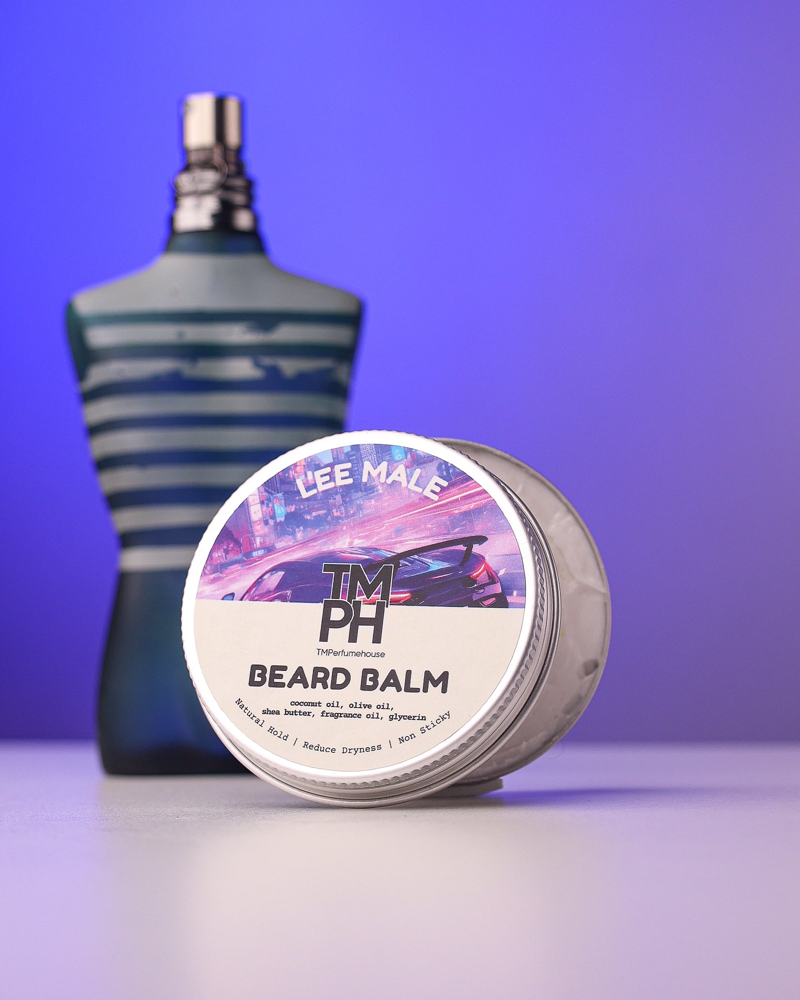 LE MALE | Premium Beard Balm – 10+ Hour Freshness & Styling  Inspired by Le Male by Jan Pul G*ultier