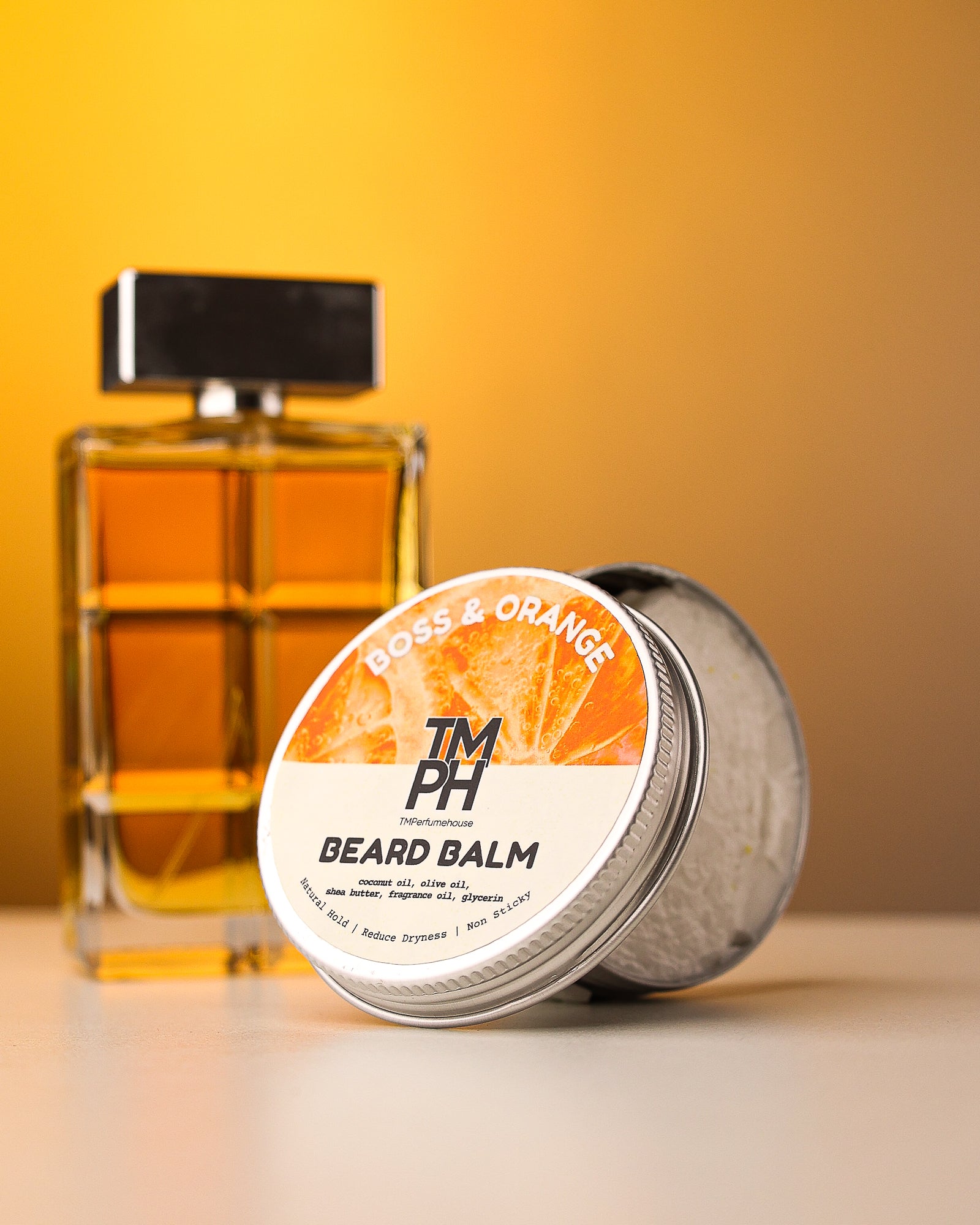 BOSS & ORANGE | Premium Beard Balm – 10+ Hour Freshness & Styling  Inspired by Boss Orange for Men by Hgo Bos