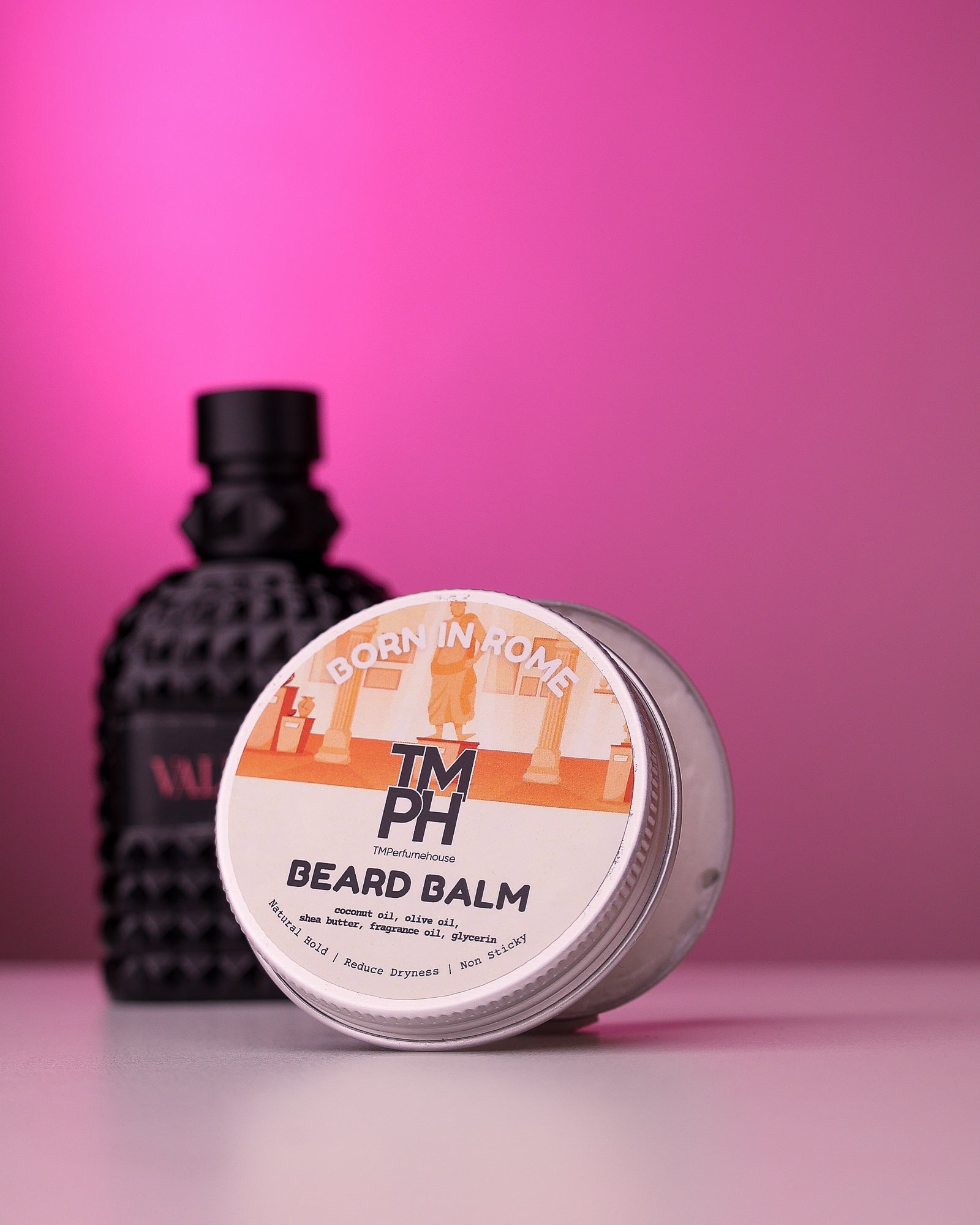 BORN IN ROME | Premium Beard Balm – 10+ Hour Freshness & Styling - Inspired by Born In Rome by Val*ntino