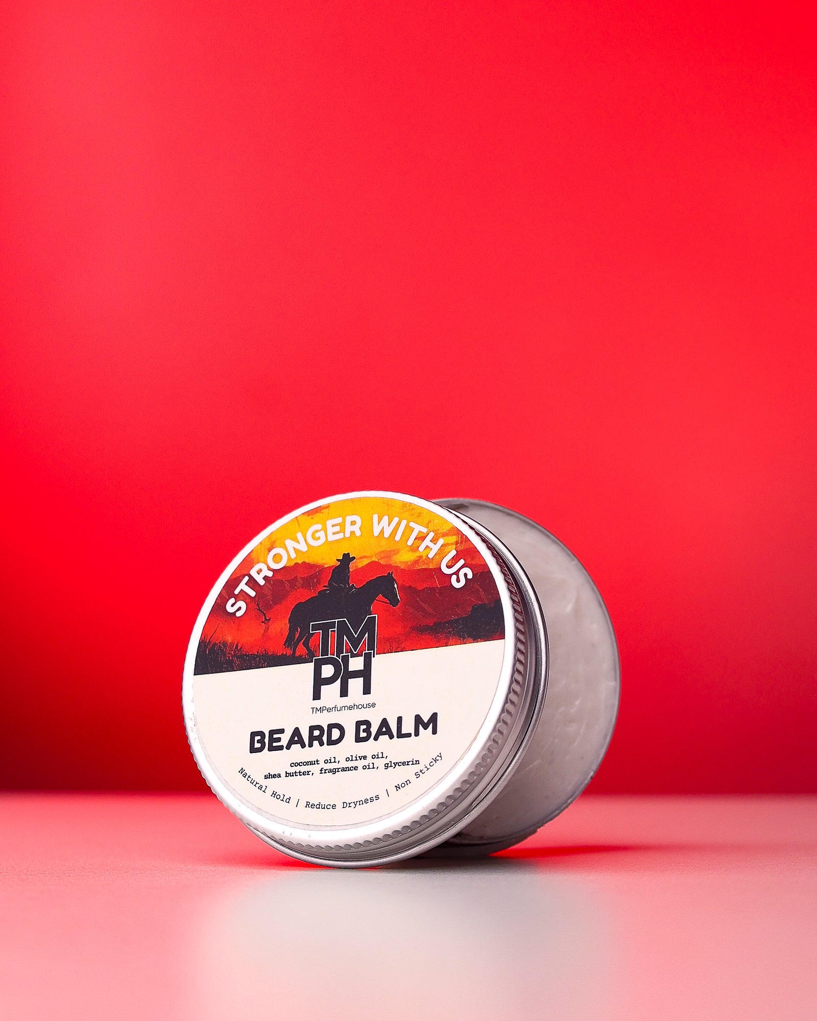STRONGER WITH US | Premium Beard Balm – 10+ Hour Freshness & Styling - Inspired by Stronger With You by Emorio Armni