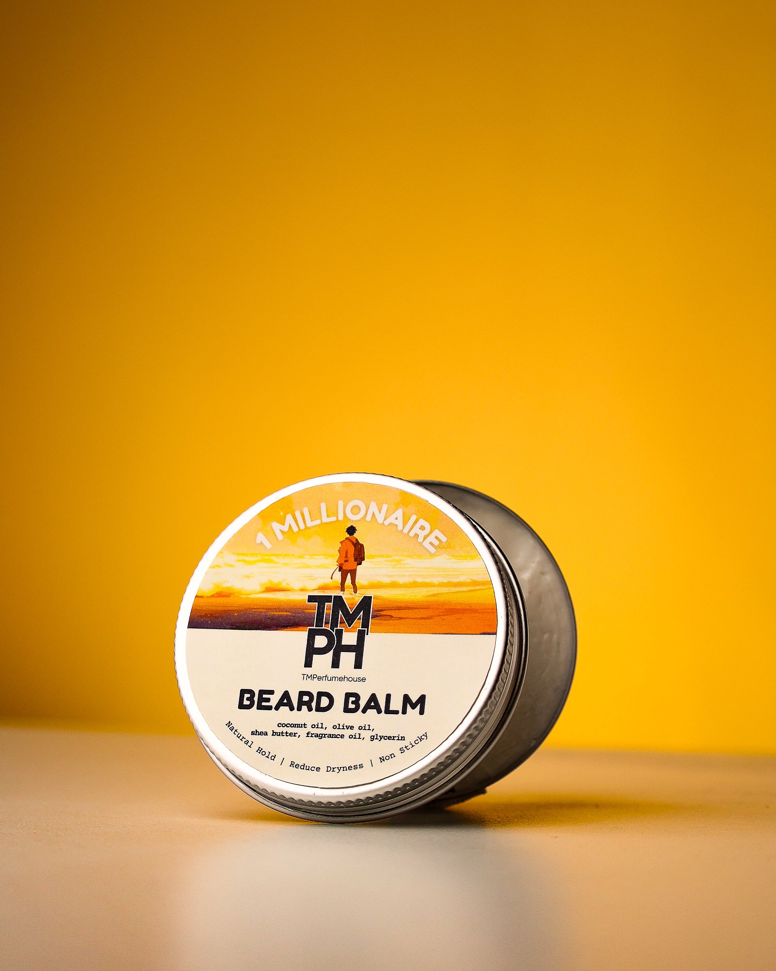1 Millionaire  | Premium Beard Balm – 10+ Hour Freshness & Styling