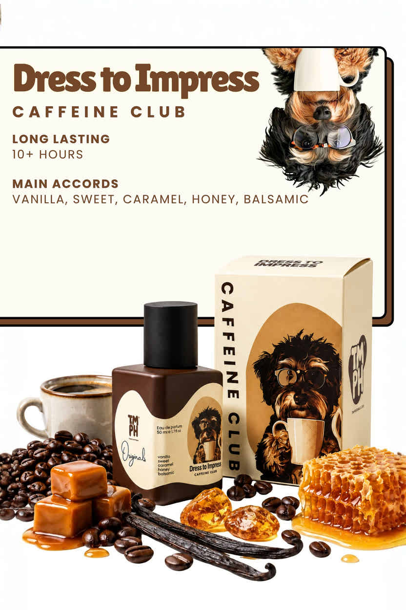 Dress to impress Caffeine Club Perfume | TM Originals