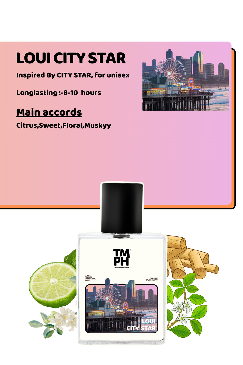 LOUI CITY  STAR - Inspired perfume | TMPerfumehouse