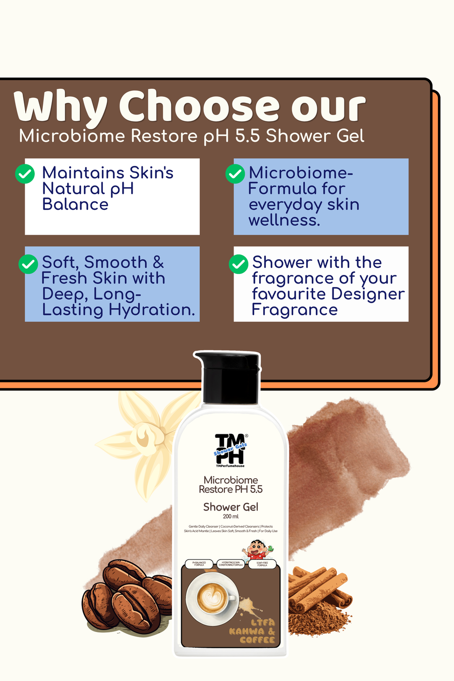 Ltfa Kahwa & Coffee| Shower gel
