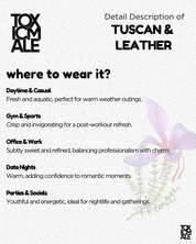 TUSCAN &  leather