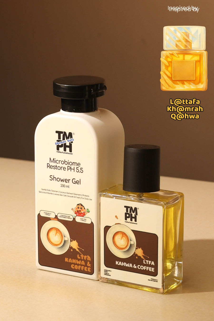 Ltfa Kahwa & Coffee| Shower gel+ Perfume