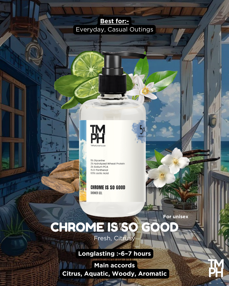 chrome is so good | Shower gel