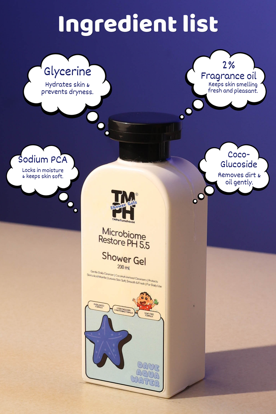 Dave Aqua Water | Shower gel + Perfume