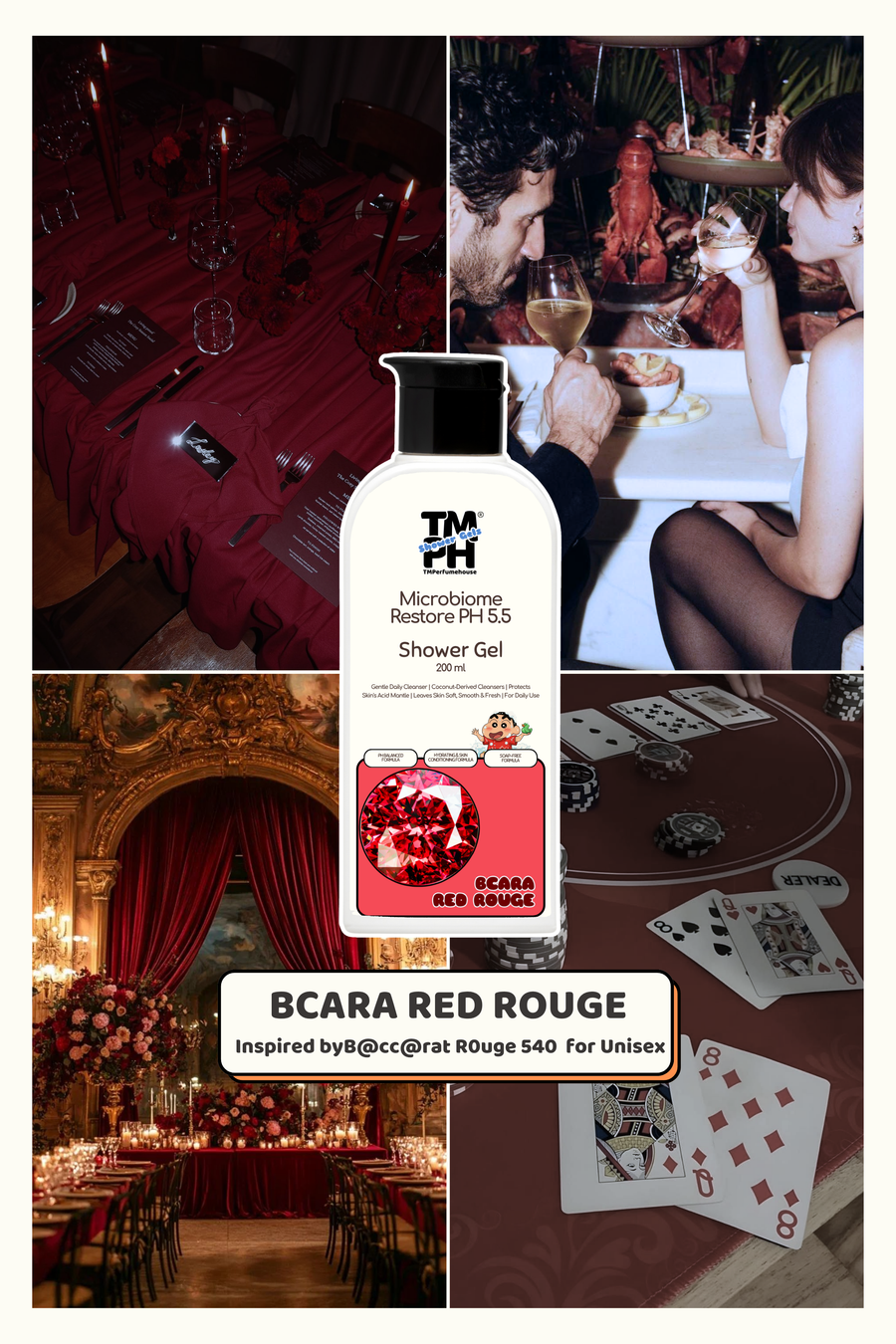 Bcara Red Rouge | Shower gel