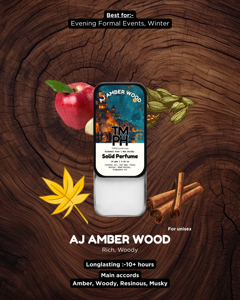 AJ Amber Wood – Solid Perfume