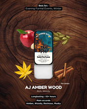 AJ Amber Wood – Solid Perfume