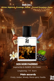 Sos Noir Padrino - Inspired Perfume | TMPerfumehouse