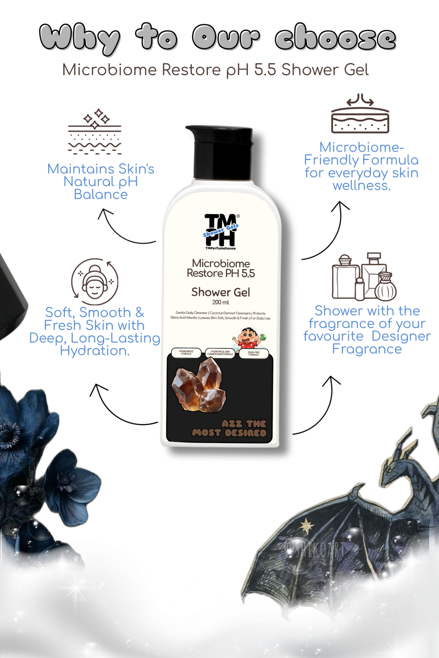 Azz The Most Desired | Shower gel