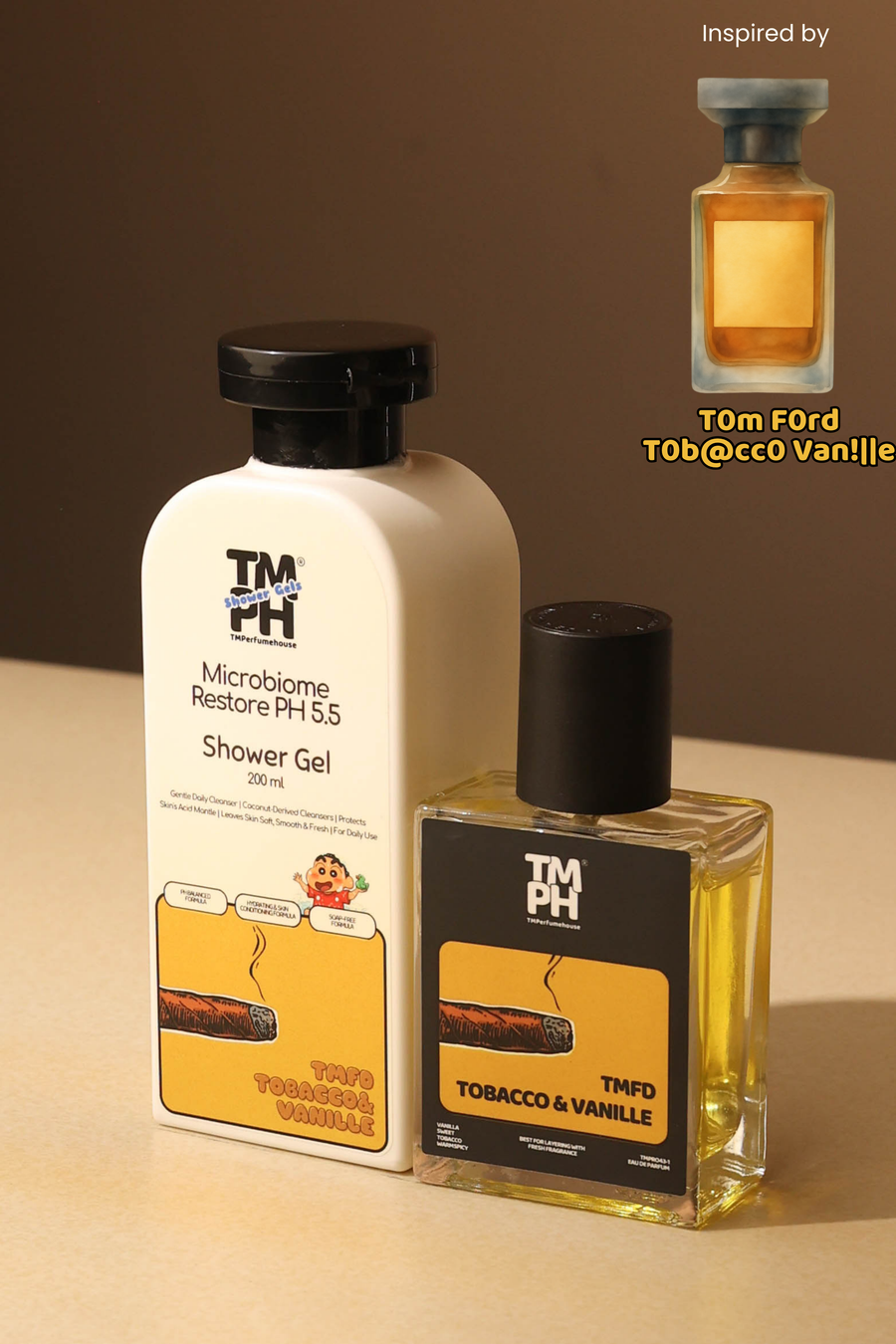 Tmfd Tobacco vanille | Shower gel + Perfume