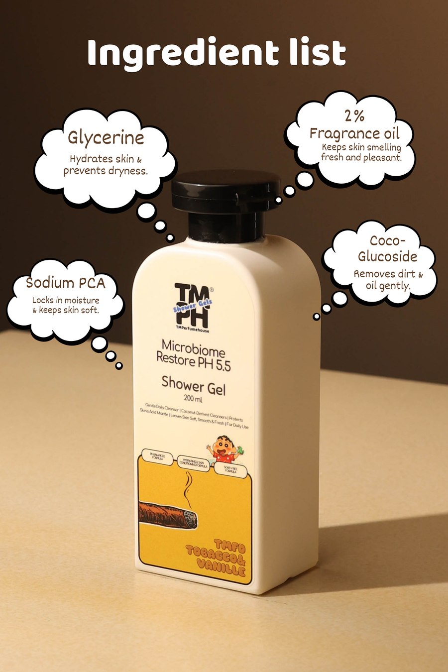 Tmfd Tobacco vanille | Shower gel + Perfume