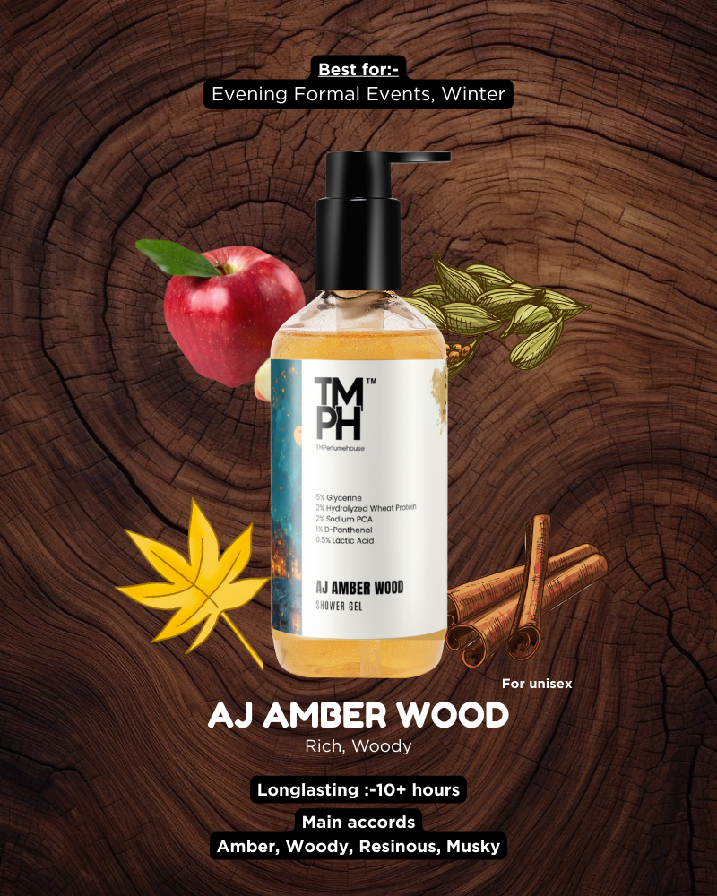 AJ AMBER WOOD| Shower gel
