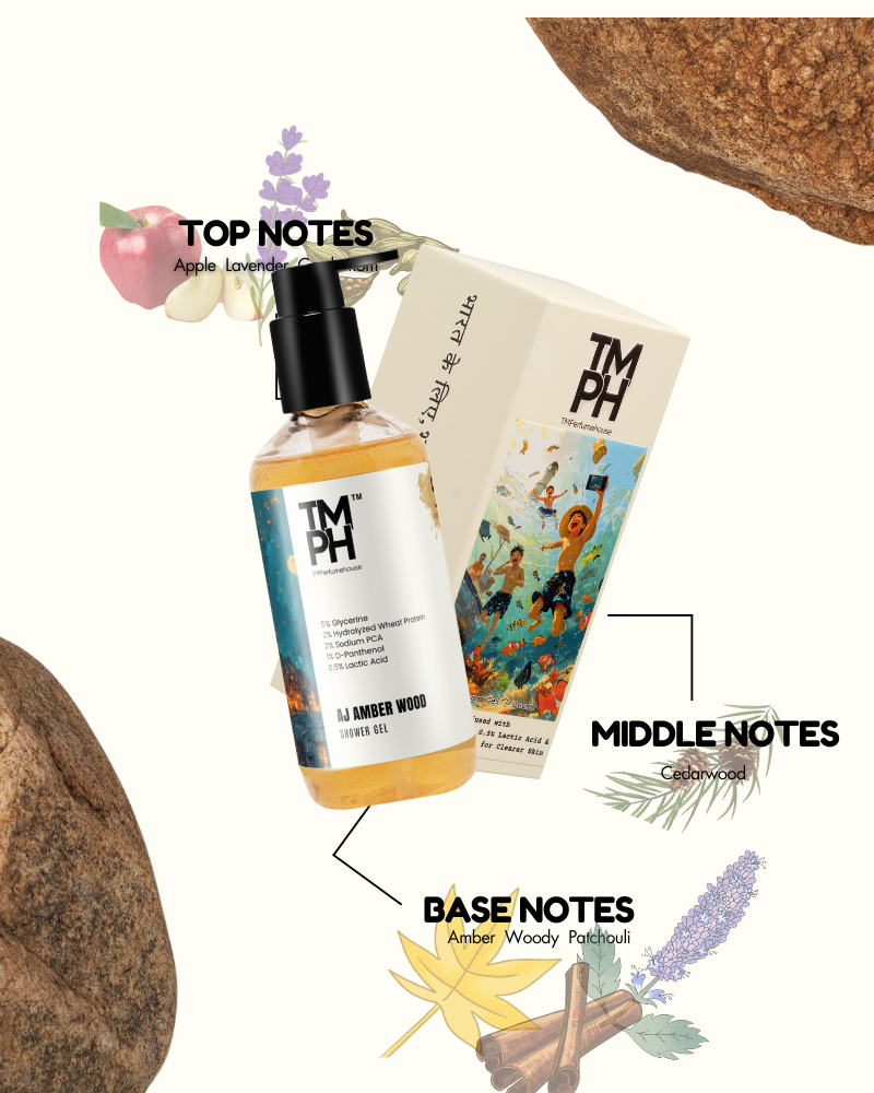 AJ AMBER WOOD| Shower gel