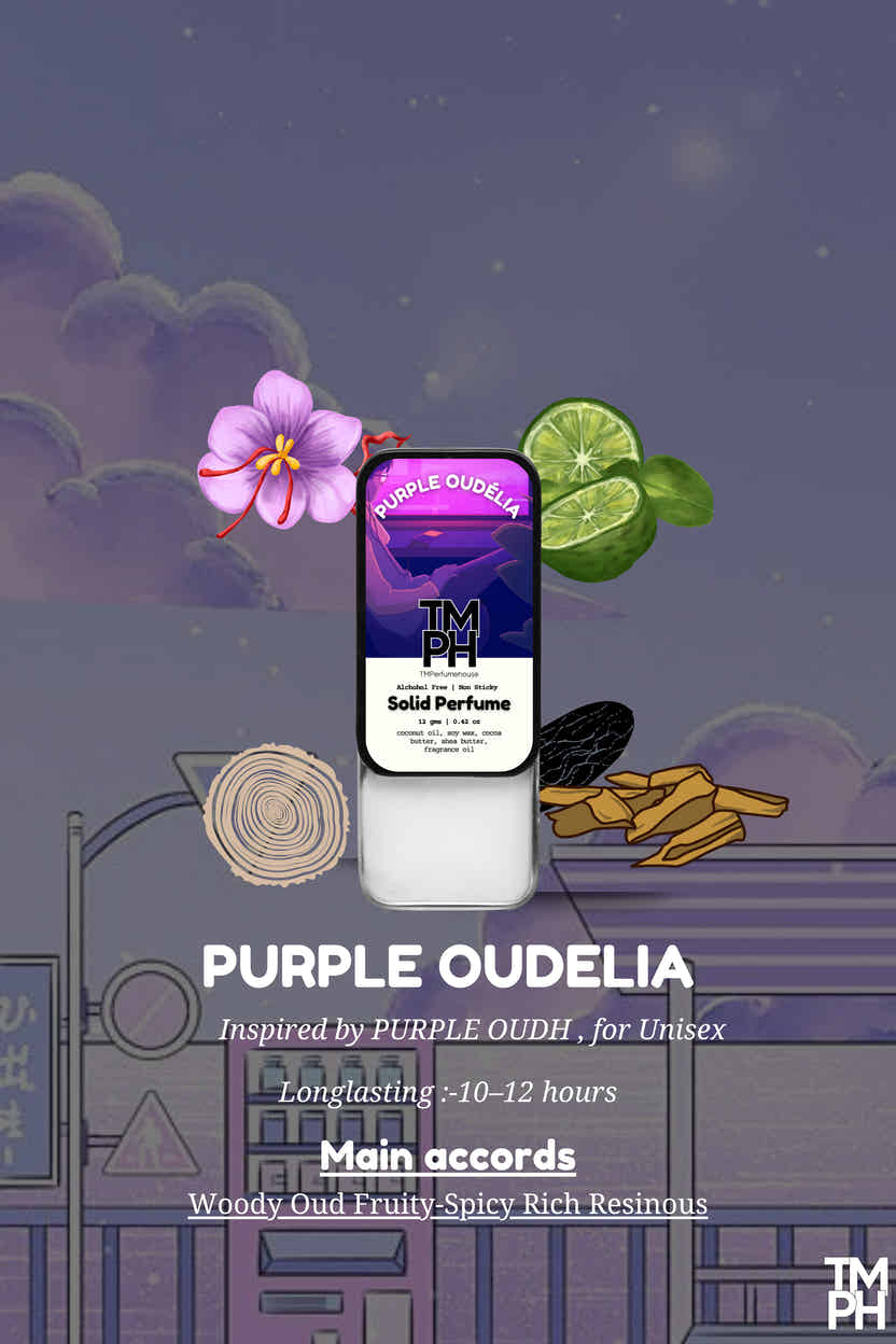 Purple Oudelia - Solid Perfume | TMPerfumehouse