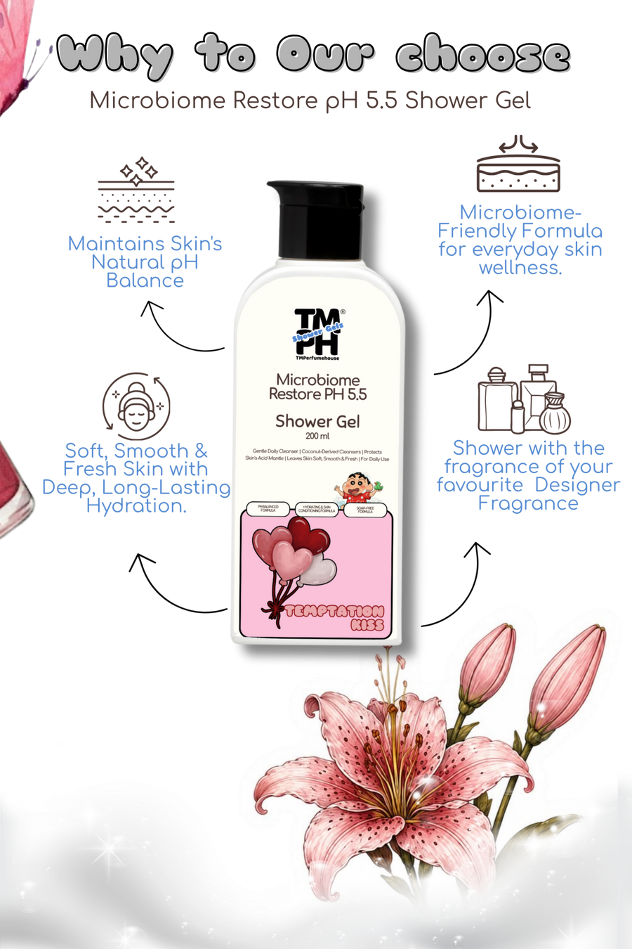 Viktori Temptation Kiss | Shower gel