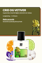Crid  OG Vetiver  - inspired perfume| TMPerfumehouse