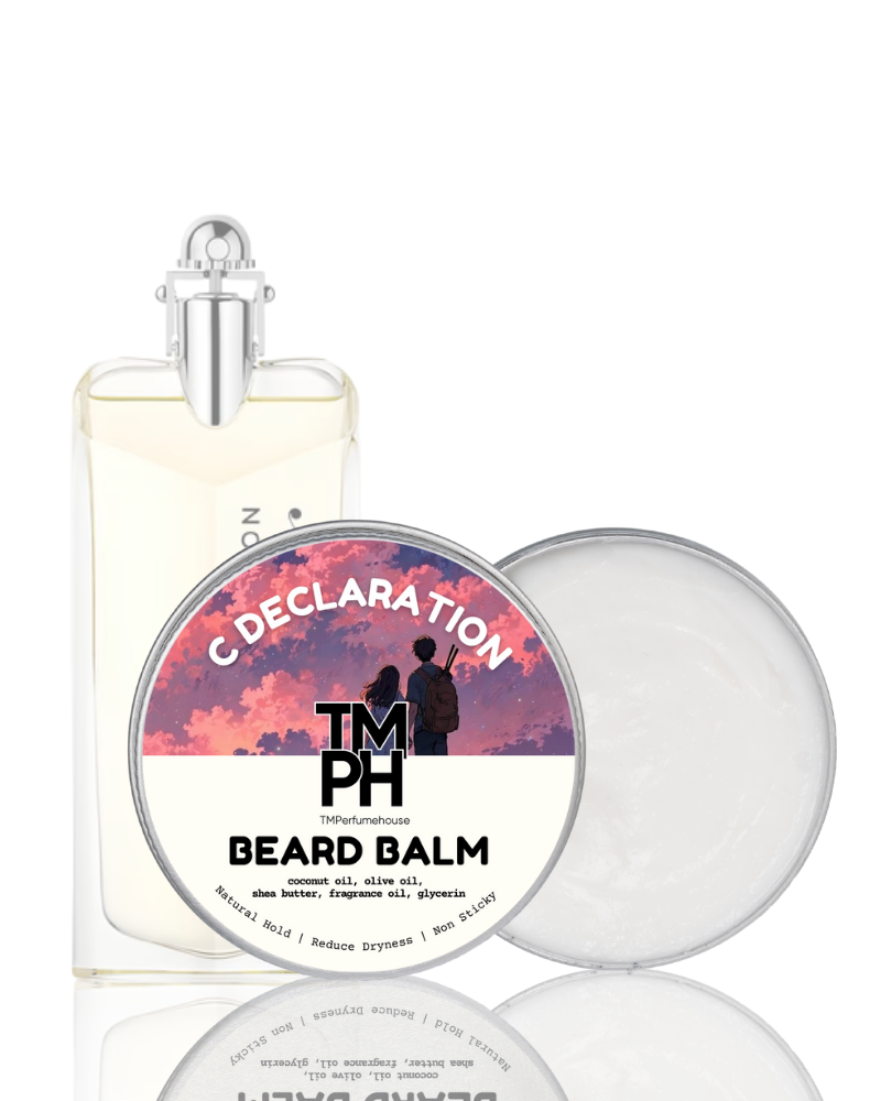 C DECLARATION | Premium Beard Balm – 10+ Hour Freshness & Styling  Inspired by Declaration by Crter