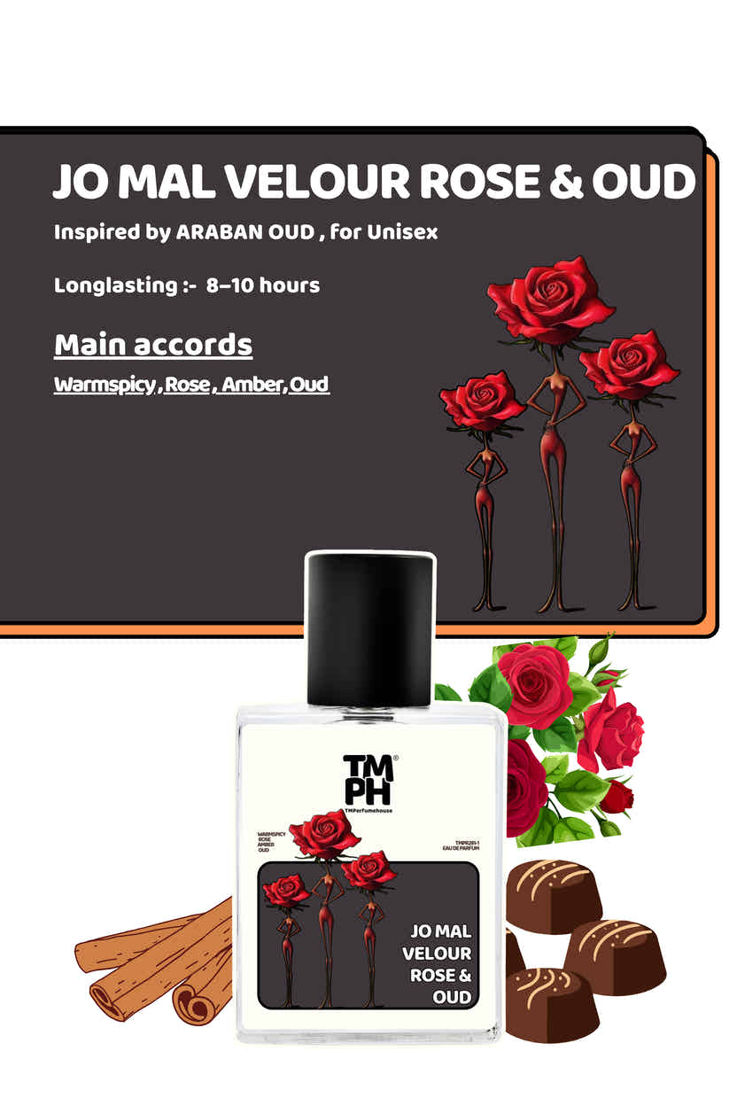 Jo mal Velour Rose & Oud  – DG Inspired perfume | TMPerfumehouse