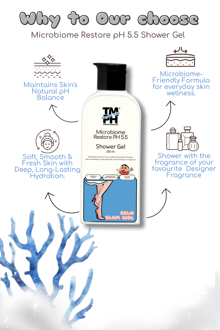 Crln Glam Girl | Shower gel