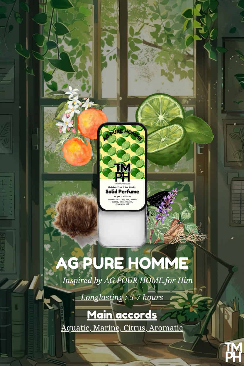 AG Pure Homme – Solid Perfume | TMPerfumehouse