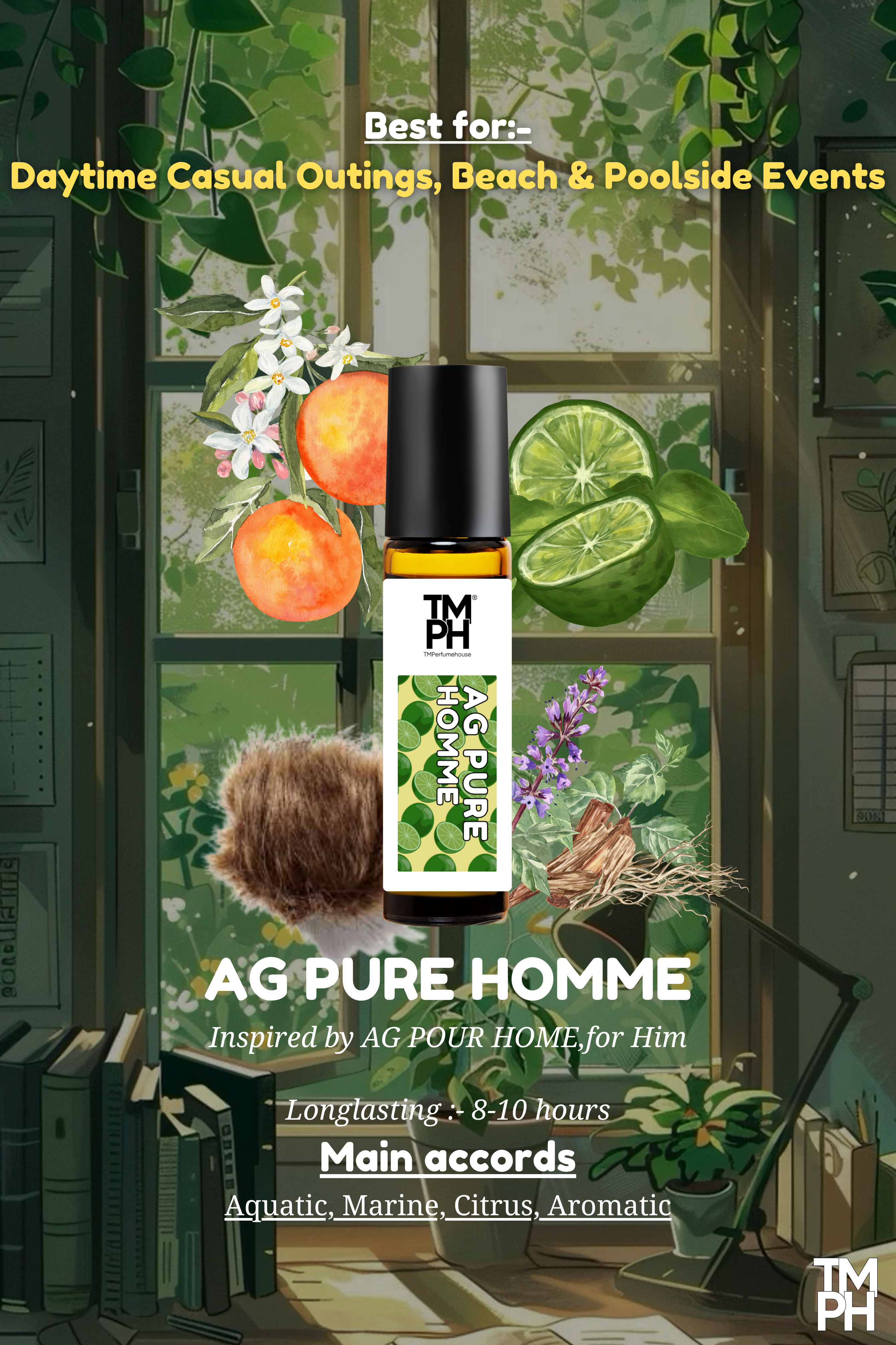 AG Pure Homme - Inspired Attar | TMPerfumehouse