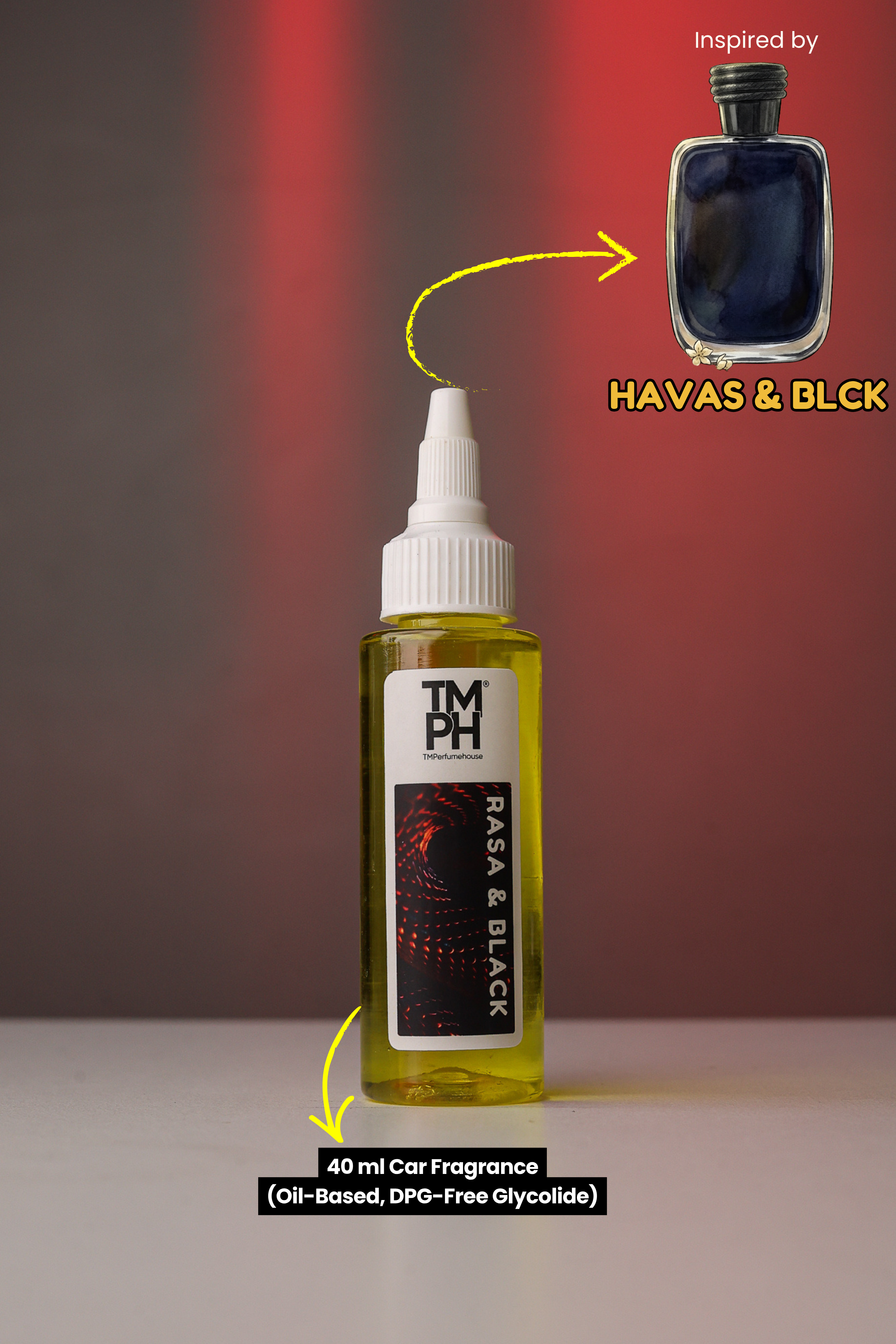 Rasa & Black  | Car Fragrance
