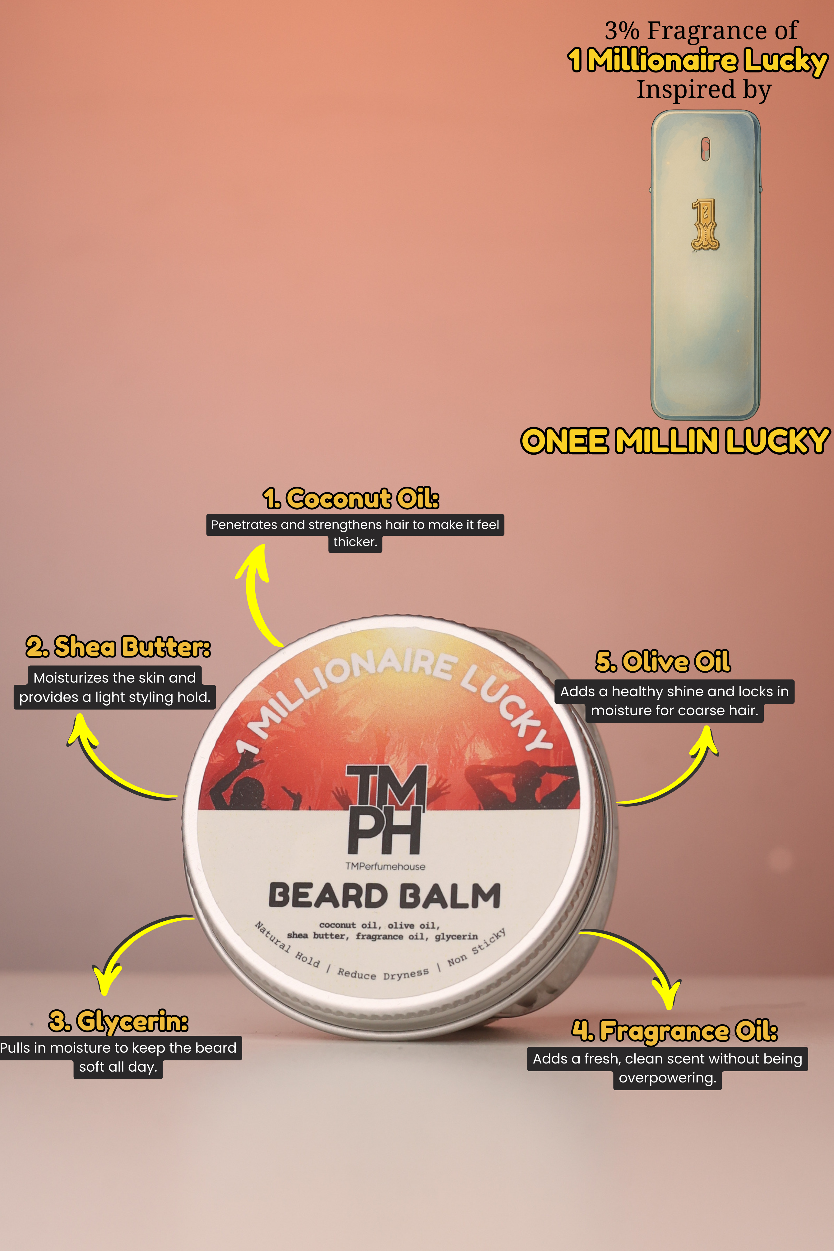 1 Millionaire  Lucky | Beard balm