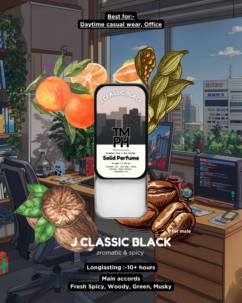 J Classic Black – Solid Perfume