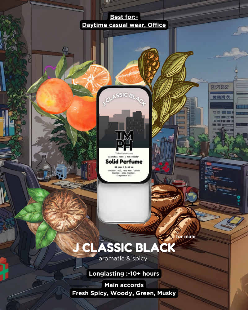 J Classic Black – Solid Perfume
