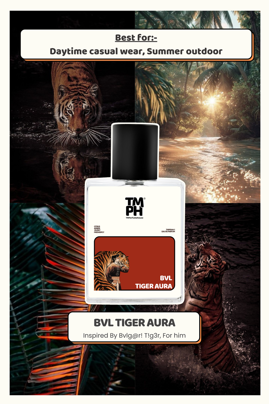 Bvl Tiger aura - Inspired perfume | TMPerfumehouse
