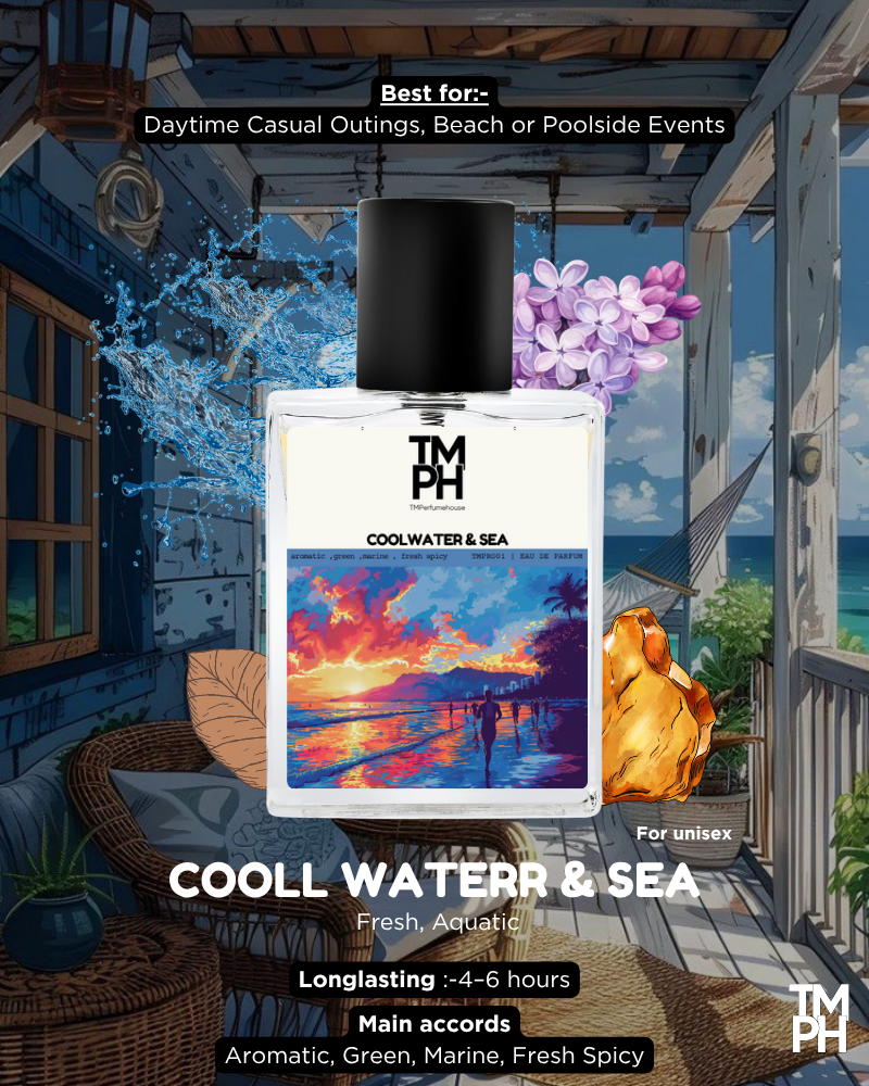 Cool water & sea  Inspired by d*vidoff cool water +12