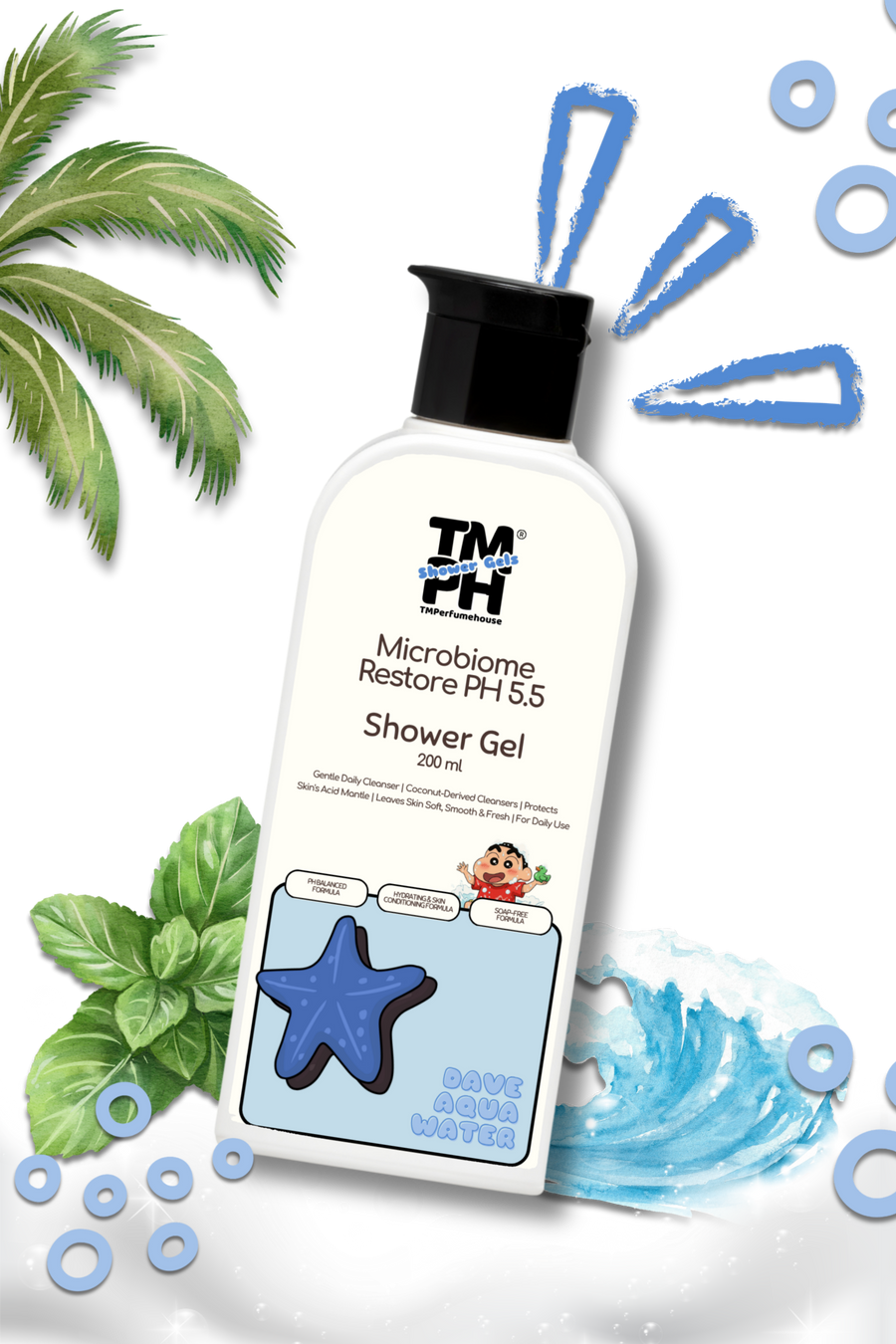 Dave Aqua Water | shower gel