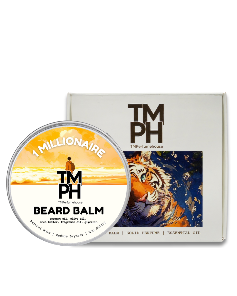 1 Millionaire  | Premium Beard Balm – 10+ Hour Freshness & Styling