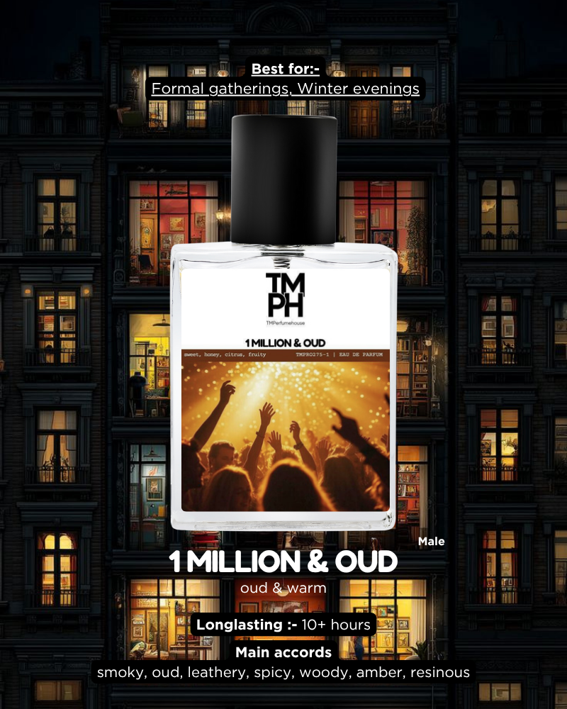 1 Million & Oud – Inspired by Pa*ora banne One Million Golden Oud | Sweet, Spicy & Royally Bold