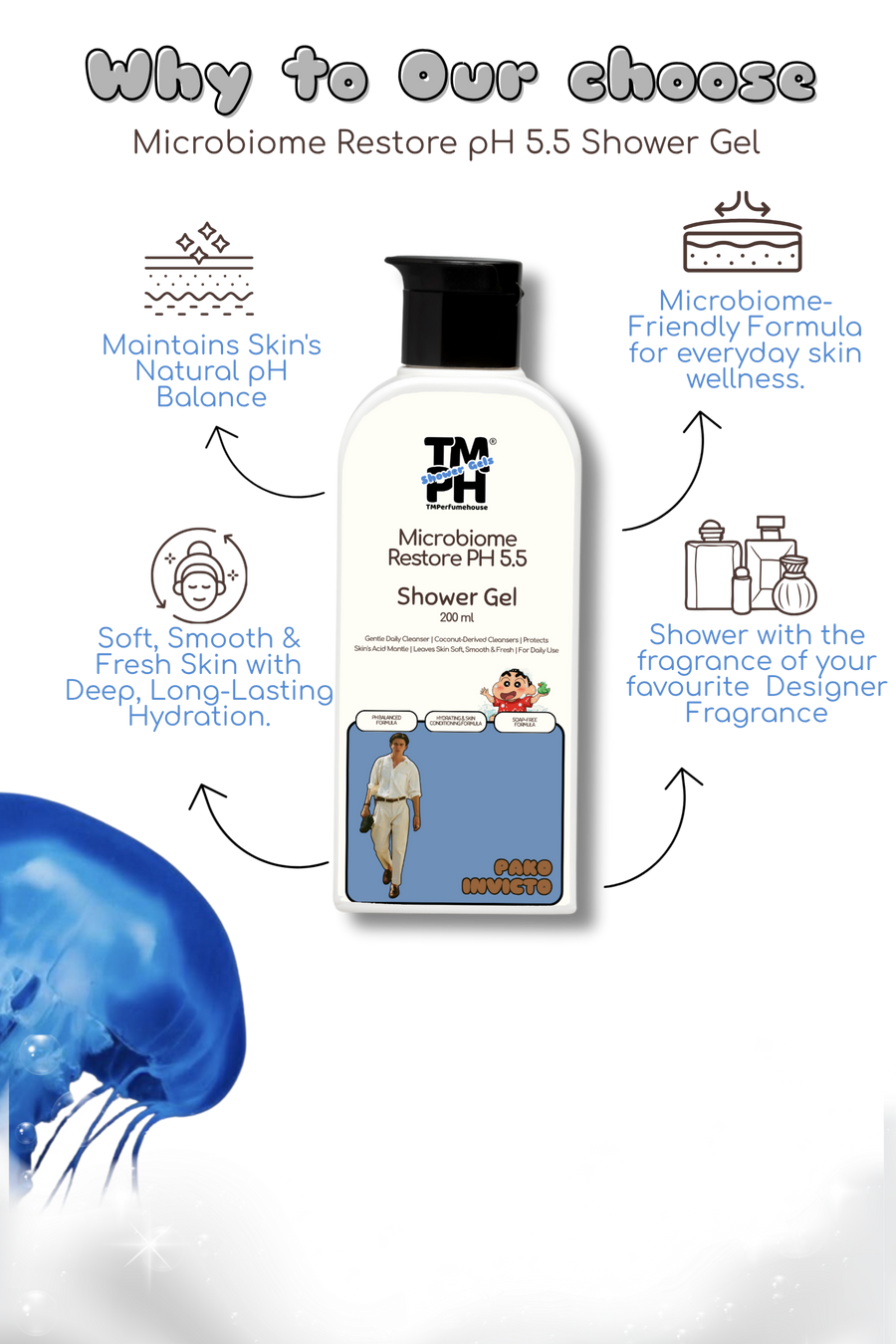 Pako Invicto | Shower gel