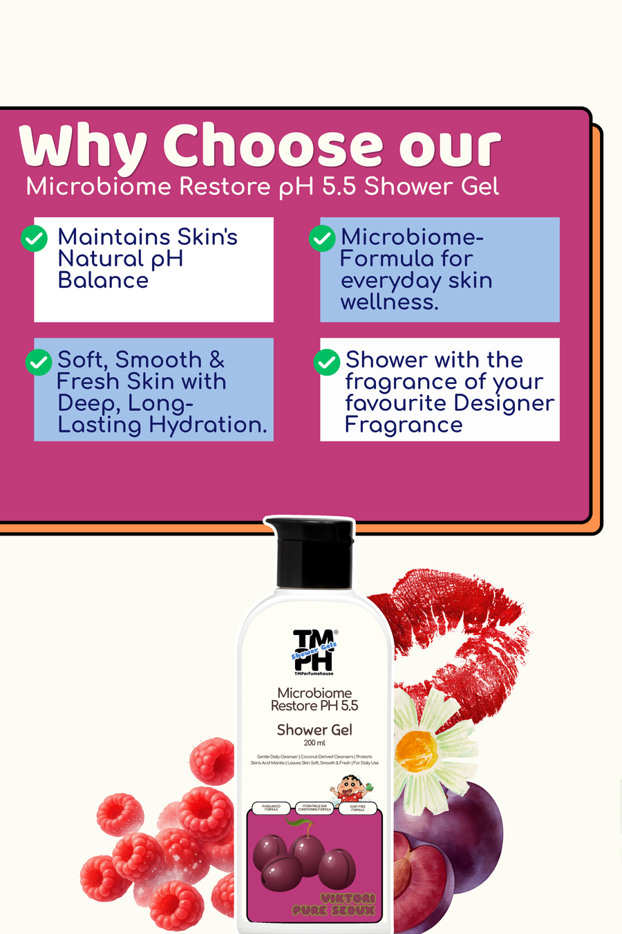 Viktori Pure Sedux | Shower gel