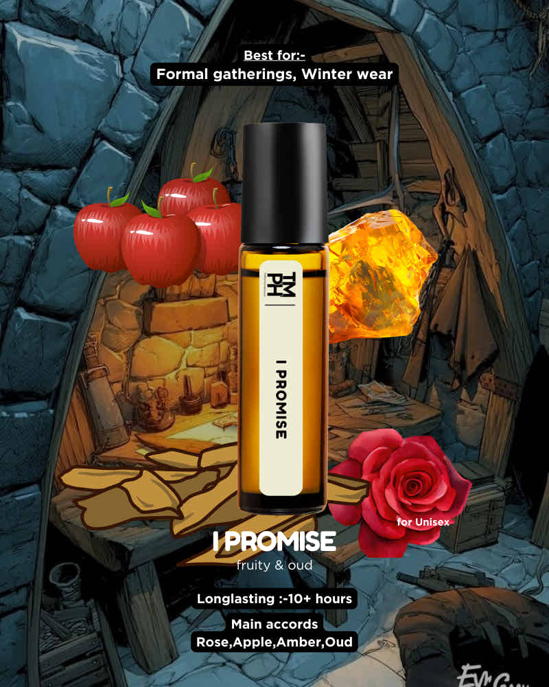 i Promise AT | Luxury Niche Attar – 10+ Hour Long Lasting Pure Oil - Inspired by Prmse by Frdrc Mll