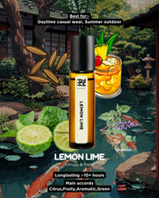 Lemon Lime AT | Luxury Niche Attar – 10+ Hour Long Lasting Pure Oil - Inspired by Lmn Lme by Mncr