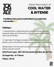 Cool water  & intense