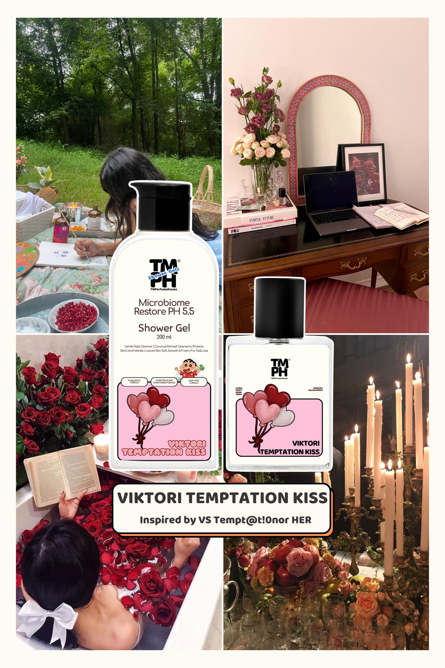 Viktori Temptation Kiss | Shower gel + Perfume