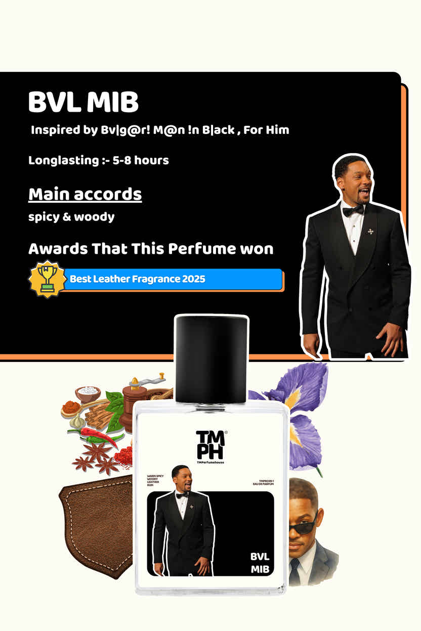 Bvl MIB  - LG Inspired perfume | TMPerfumehouse