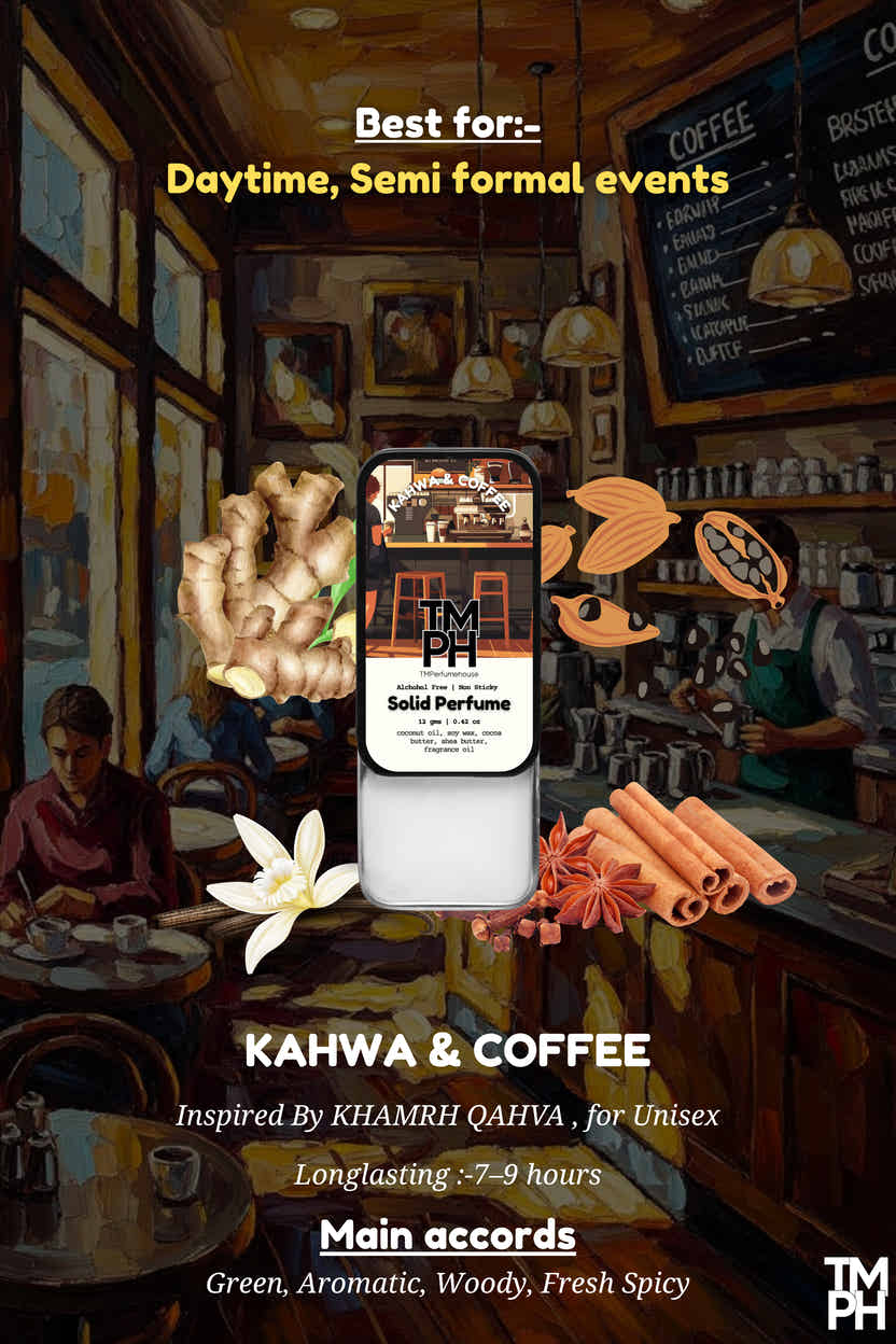 Kahwa & Coffee -  Solid Perfume | TMPerfumehouse