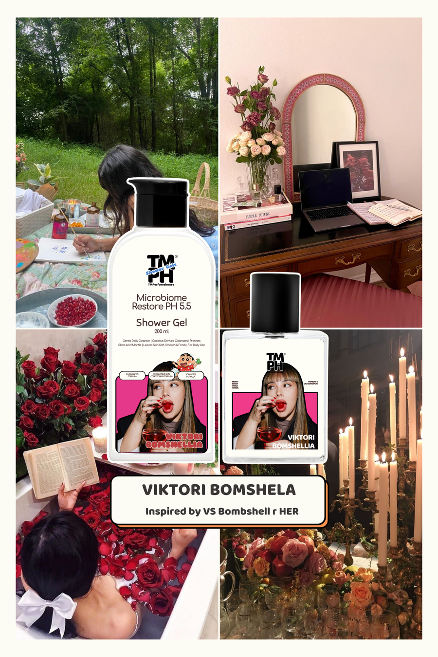 Viktori Bomshellia | Shower gel + Perfume
